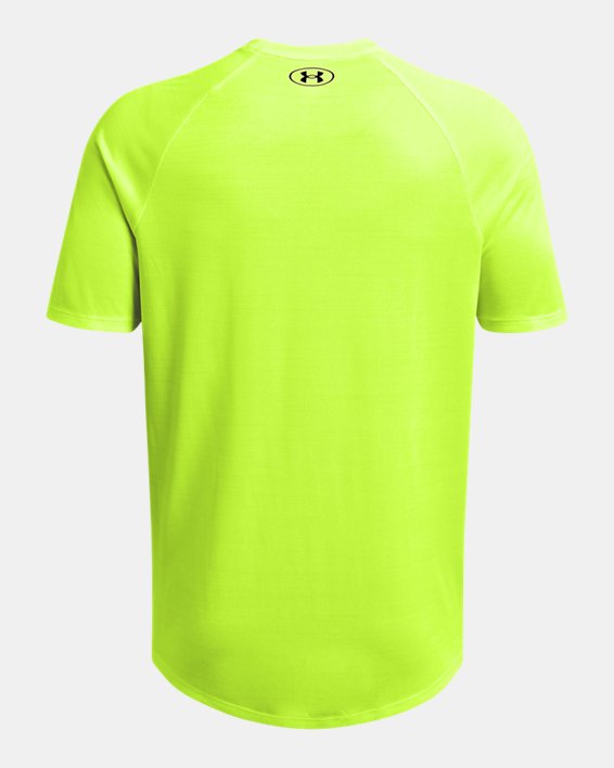 Tee-shirt à manches courtes UA Tech™ 2.0 Tiger pour homme, Yellow, pdpMainDesktop image number 3